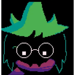 😕 Ralsei Deltarune RPG, Videojuego, Personaje, lindo, Deltarune telegram sticker