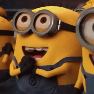 🍌 Minion Despicable Me Minion, Ich einfach unverbesserlich, Cartoon, Animation, Lustig, Aufgeregt telegram sticker