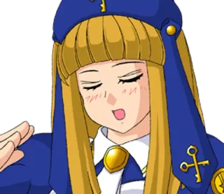😌 Anime, Niedlich, Charakter, Mädchen, Blond whatsapp sticker