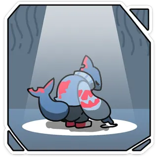 ⭐ Rekin, Zwierzę, Kreskówka, Postać, Ilustracja telegram sticker