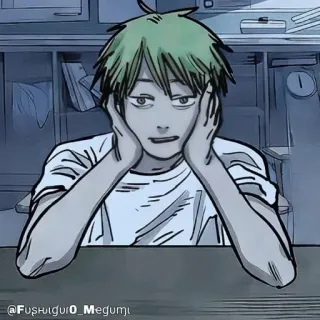 🪚 @Fushiguro_Megumi Anime, Manga, Charakter, Porträt telegram sticker
