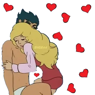 ❣ DIGE44 tình yêu, lãng mạn, hoạt hình, trái tim, tình cảm, cặp đôi telegram sticker