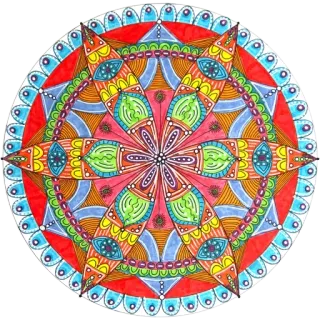 Mandala Art @PunjabiSticker telegram stickers