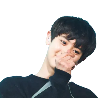 ❤️ personne, homme, sourire, kpop, joyeux, mignon whatsapp sticker