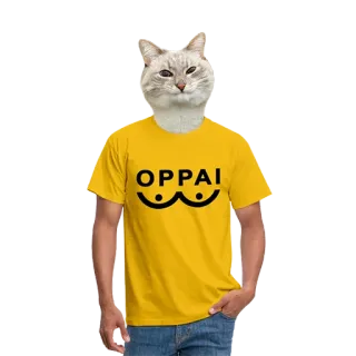 🍈 OPPAI oppai, cat, anime, breast, manga, meme telegram sticker