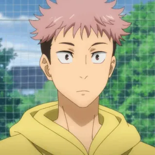 💥 Yuji Itadori Jujutsu Kaisen Anime, Karakter, Jujutsu Kaisen, Yuji, Itadori telegram sticker