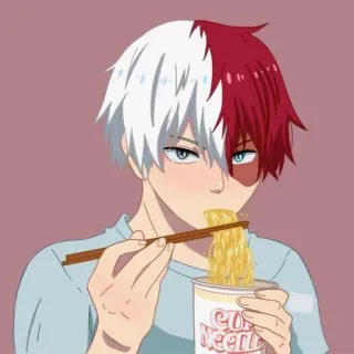 Todoroki Stiker telegram stickers
