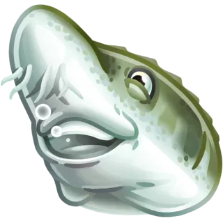 🐋 ikan, kartun, binatang, makhluk laut telegram sticker