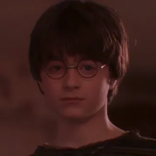 🦁 Harry Potter Harry Potter, mago, niño, retrato, personaje, gafas, película whatsapp sticker