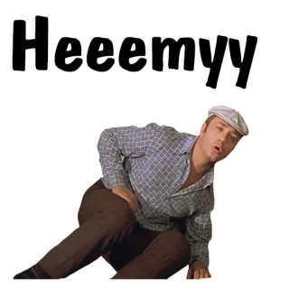 🥴 Heeemmyy uomo, posa, cappello, persona, personaggio telegram sticker