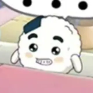 🍙 오니기리, 주먹밥, 카와이, 귀여운, 음식, 아시아 음식 telegram sticker
