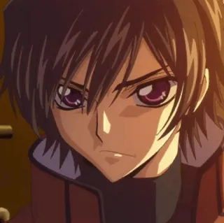 🥀 Lelouch Lamperouge Code Geass Anime, Personaggio, Lelouch, Code Geass whatsapp sticker