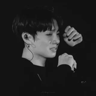 ⛓️ Jungkook kpop, cry, sad, idol, boy, emotional, man telegram sticker