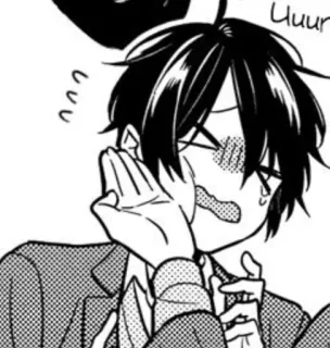 🖤 Uuur Anime, Manga, Weinen, Emotional, Cartoon telegram sticker
