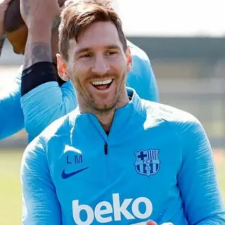 🎲 Lionel Messi ฟุตบอล, ฟุตบอล, นักกีฬา, กีฬา, บาร์เซโลน่า, เมสซี่ telegram sticker