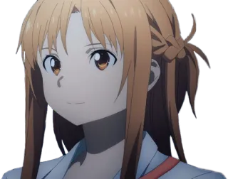🙂 Asuna Yuuki Sword Art Online Anime, Garota, Personagem, Asuna, Sword Art Online, SAO telegram sticker