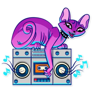 The Neon Demon telegram stickers