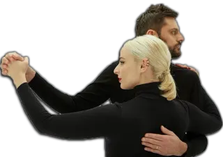 🇫🇷 tanzen, ballsaal, paar, formal telegram sticker