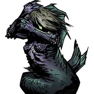 🙅 Darkest Dungeon монстр, существо, Darkest Dungeon, хоррор, фэнтези telegram sticker