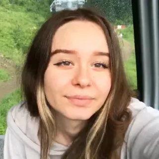 ☺️ kobieta, portret, dziewczyna, selfie, brunetka, piękno telegram sticker
