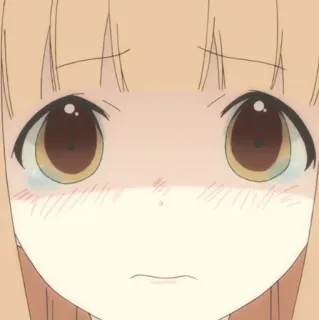 🥕 Anime Mädchen, traurig, weinend, verärgert, emotional, Cartoon whatsapp sticker