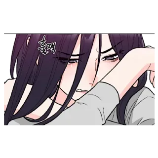 😭 훌쩍 울음, 슬픔, 애니메이션, 만화, 한국, 여자, 감정 telegram sticker