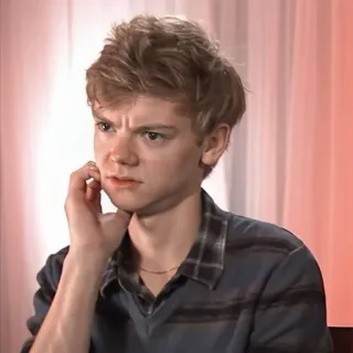 👤 Thomas Brodie-Sangster acteur, portrait, homme, personne, célébrité telegram sticker