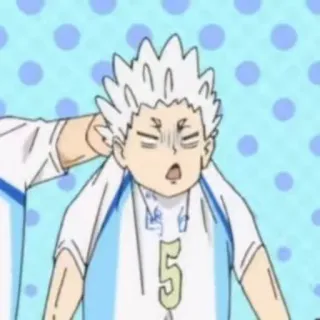 🤡 Anime, Haikyuu, Śmieszne, Postać, Manga telegram sticker