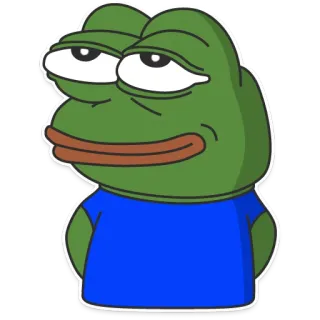 😏 Pepe the Frog frog, pepe, meme, internet, character telegram sticker