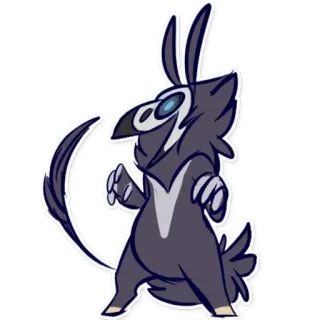 😀 существо, мультфильм, животное, монстр, фэнтези, пушистый, милый telegram sticker