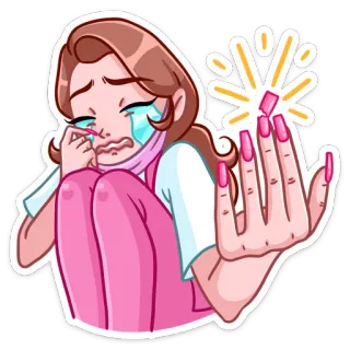 Мастер Леночка - @manicuurre telegram stickers