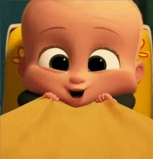 😃 Boss Baby The Boss Baby baby, cartoon, film, süß whatsapp sticker