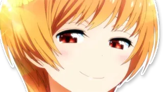 😏 Anime, Mangá, Garota, Personagem, Ilustração telegram sticker
