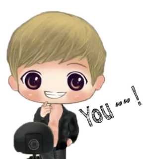 😊 ポートレート, キャラクター, ちびキャラ, イラスト, デジタルアート telegram sticker