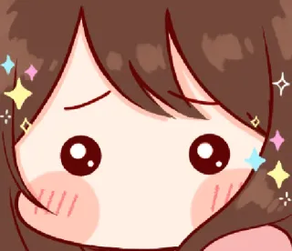 🎭 Anime, Lucu, Berkilau, Mata, Kawaii telegram sticker