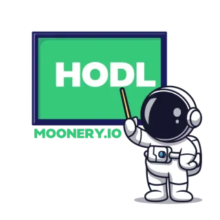 👨‍🏫 HODL ходл, криптовалюта, инвестиции, финансы, космонавт, луна telegram sticker