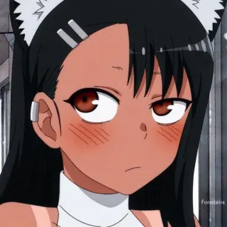 🌟 Nagatoro Don't Toy with Me, Miss Nagatoro Anime, Nagatoro, Kattenoortjes, Miss Nagatoro telegram sticker