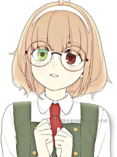 😯 @animeshow_channel Anime, Fille, Mignon, Personnage telegram sticker