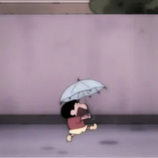 🐇 Shin-chan Crayon Shin-chan Cartoon, Anime, Paraplu, Shin-chan, Crayon Shin-chan, Regen, Kind telegram sticker