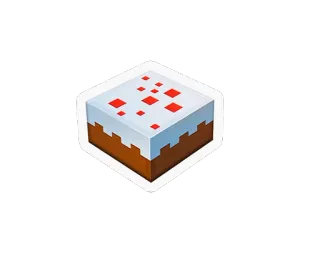 🍰 taart, eten, gepixeld, toetje telegram sticker
