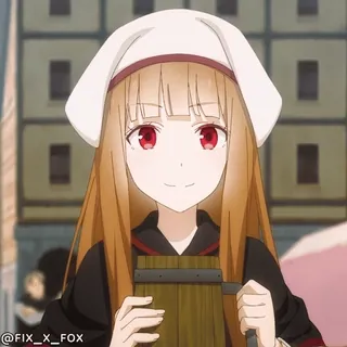 😉 Holo Spice and Wolf @fix_x_fox whatsapp sticker