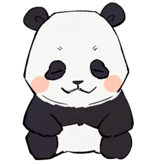 🐼 Panda, Mignon, Animal, Ours, Sticker, Dessin animé telegram sticker