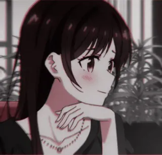 ⛓ Anime, Ragazza, Cartone animato, Personaggio, Donna telegram sticker