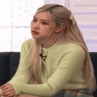 😰 Rose Rose, Blackpink, cantora, K-pop, celebridade telegram sticker
