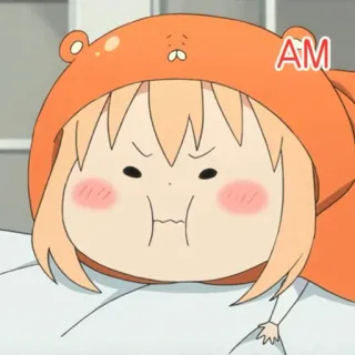 🍜 AM anime, cartoon, character, cute, lazy telegram sticker
