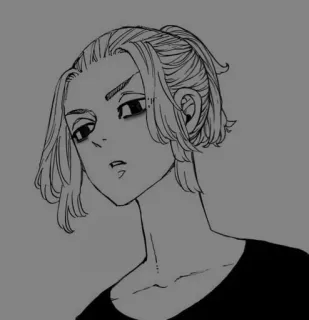 🀄 Mikey Tokyo Revengers Anime, Manga, Personaggio, Arte, Tokyo Revengers, Mikey telegram sticker