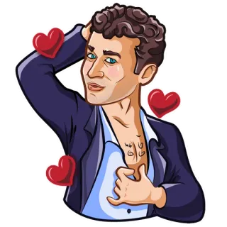 🥰 ผู้ชาย, หัวใจ, ความรัก, โรแมนติก, ความรักใคร่, ความสัมพันธ์, อารมณ์ whatsapp sticker