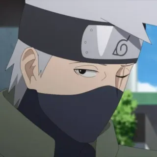 🥷 Kakashi Hatake Naruto anime, naruto, kakashi, kakashi hatake, ninja, manga telegram sticker