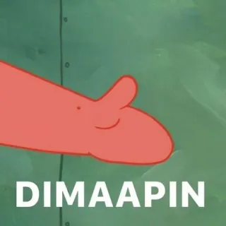 🤝 Patrick Star SpongeBob SquarePants DIMAAPIN telegram sticker
