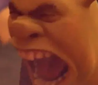 😡 Shrek Shrek, ogre, animé, film, en colère, criant telegram sticker